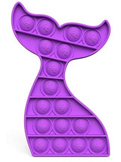 Push Pop Bubble Fidget nusiraminimo žaislais undinėlė- violetinė