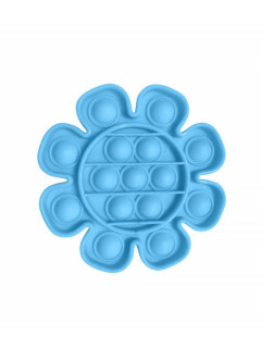 Push Pop Bubble Fidget nusiraminimo žaislais  gėlė - mėlyna