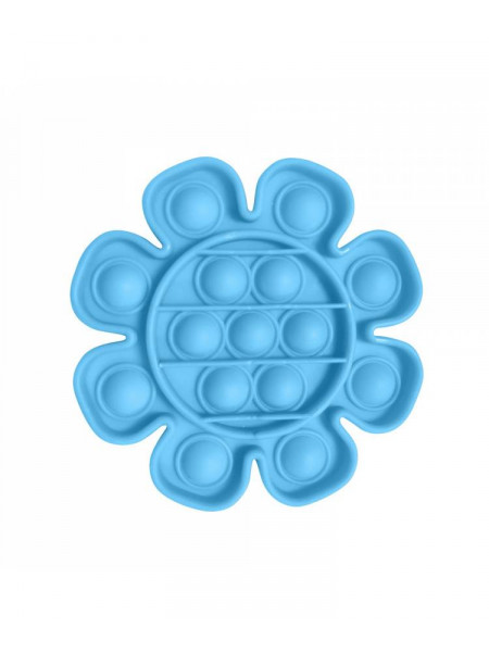 Push Pop Bubble Fidget nusiraminimo žaislais  gėlė - mėlyna