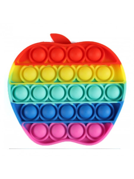 Push Pop Bubble Fidget nusiraminimo žaislais obuolys- įvairiaspalvis