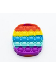 Push Pop Bubble Fidget nusiraminimo žaislais granata- įvairiaspalvis
