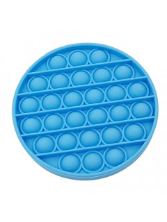 Push Pop Bubble Fidget nusiraminimo žaislais apvalus- mėlynas