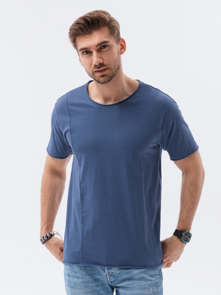 Vyriški marškinėliai (Tamsiai mėlyni) Devo