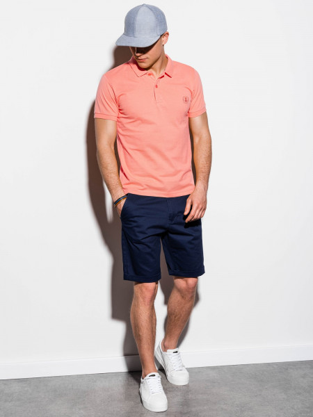Vyriški polo marškinėliai Rory (koralo spalvos)