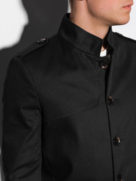 Vyriškas paltas Keary (juodos spalvos)