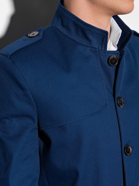 Vyriškas paltas Keary (tamsiai mėlynos spalvos)