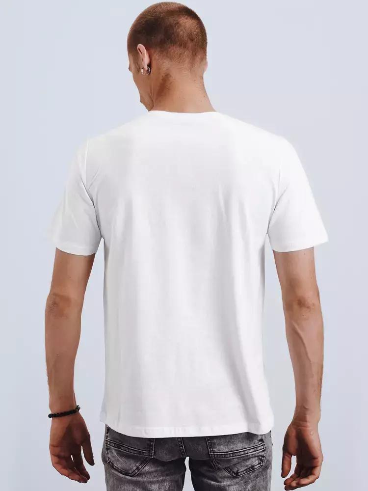 Vyriški marškinėliai su antspaudais (balti) Curtis 