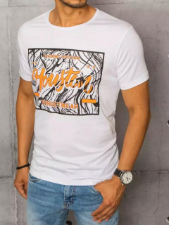 Vyriški marškinėliai su antspaudais (balti) Timy