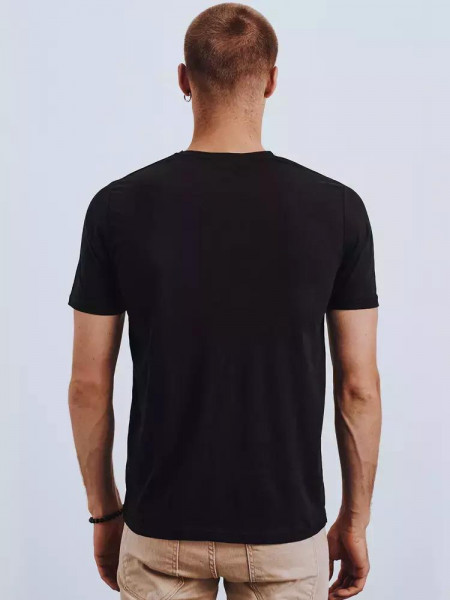 Vyriški marškinėliai su antspaudais (juodi) Toph