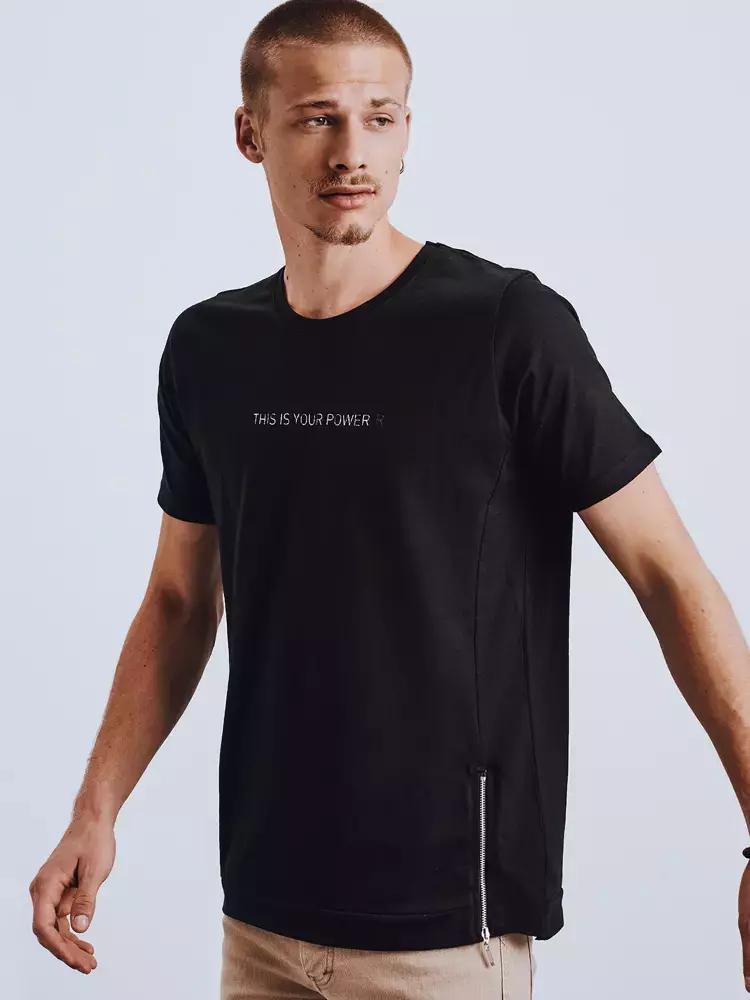 Vyriški marškinėliai (juodi) Fino