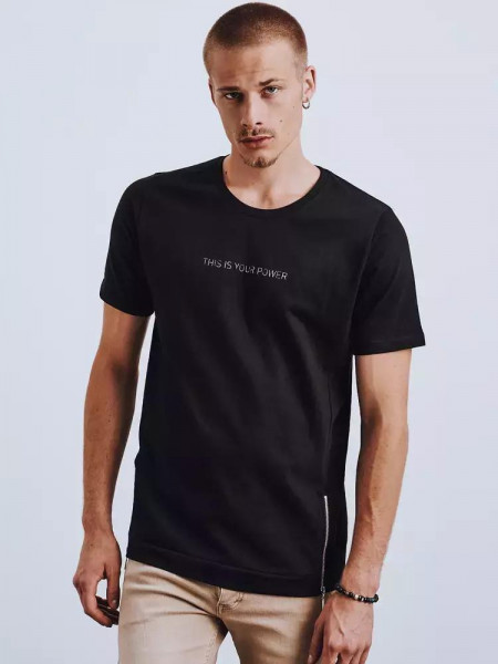 Vyriški marškinėliai (juodi) Fino
