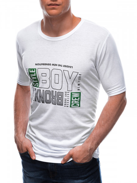 Vyriški  su užrašais marškinėliai S1675 - Santina