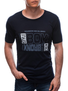 Vyriški  su užrašais marškinėliai S1675 - Santino