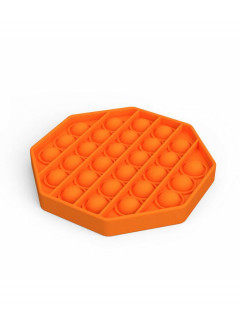 Push Pop Bubble Fidget nusiraminimo žaislais rombas- oranžinis