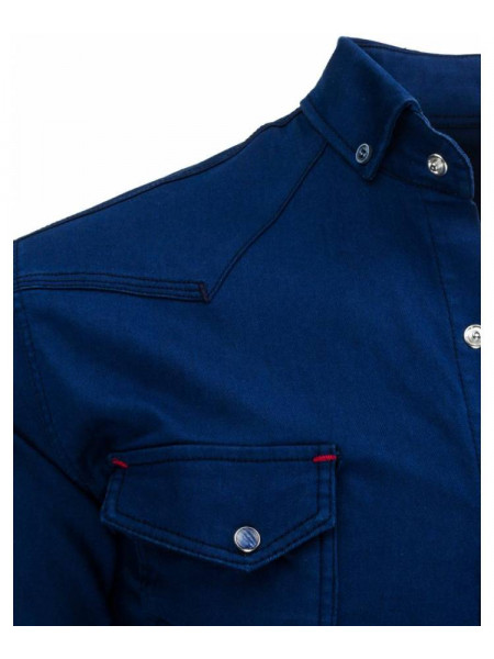 Vyriški marškiniai Jaanvi (tamsiai mėlyni)